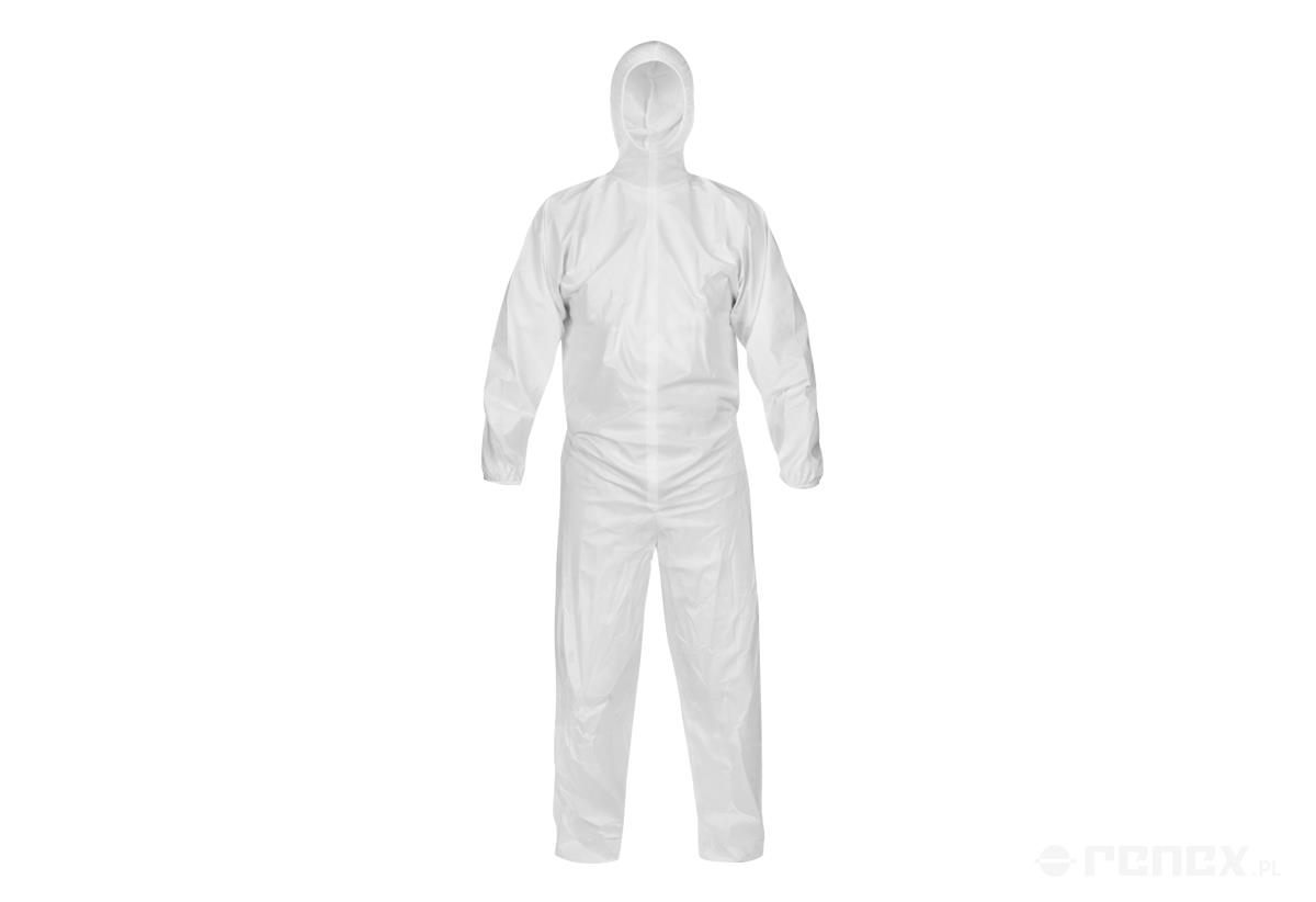 Antistatic disposable clean room coverall