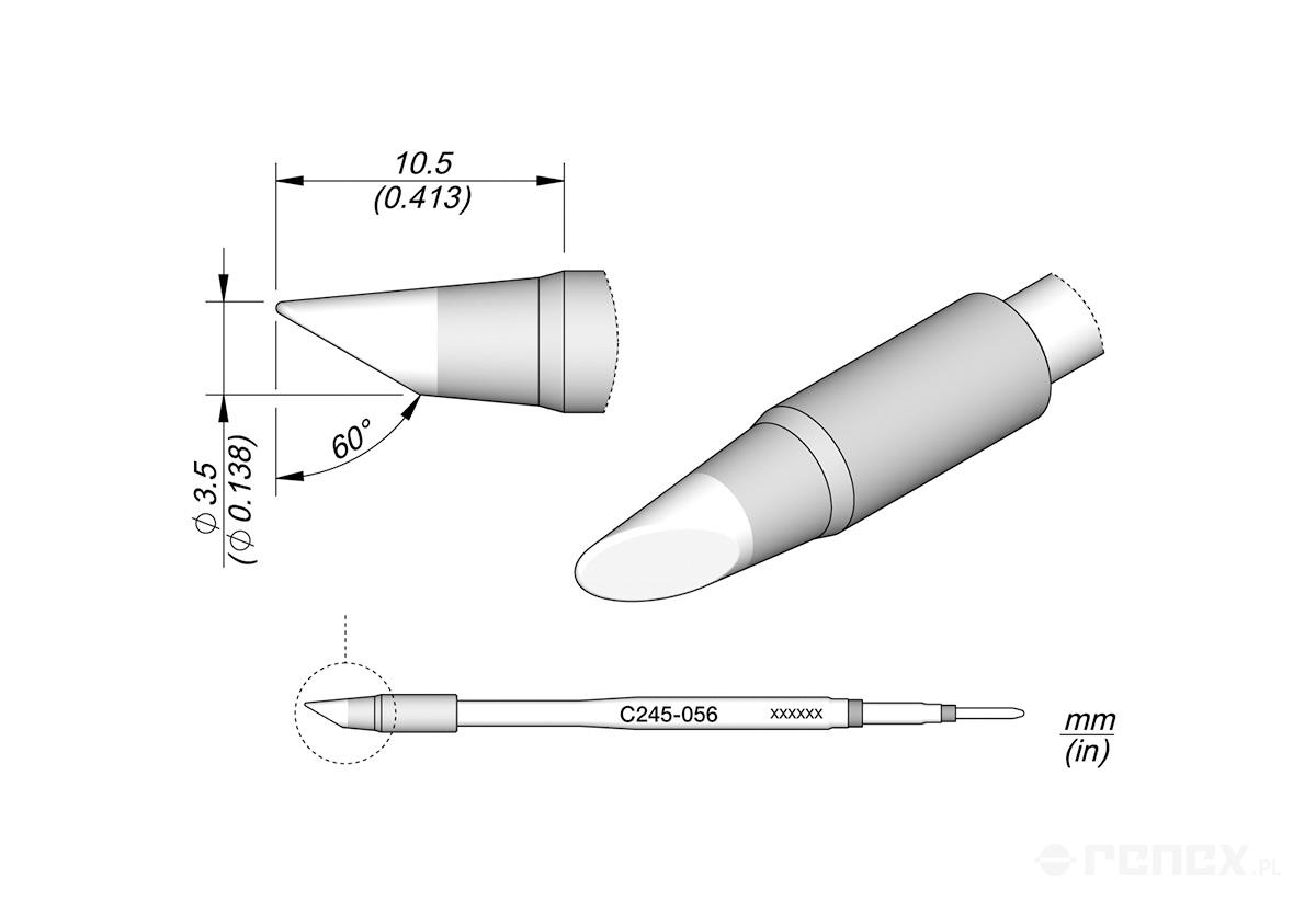 C245056 Tip Cartridge for JBC T245 handle